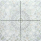Roxana Blue Moroccan Etched Stone Tile | Tile Club