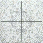 Roxana Blue Moroccan Etched Stone Tile | Tile Club