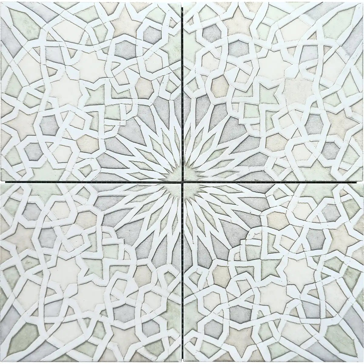 Roxana Blue Moroccan Etched Stone Tile | Tile Club