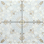 Roxana Cream Moroccan Etched Stone Tile | Tile Club
