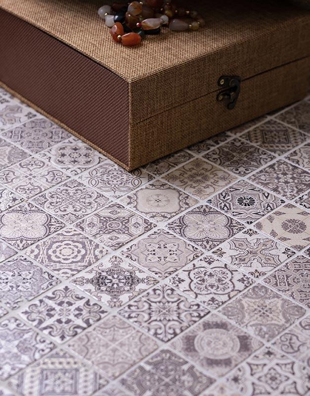 11.8 x 11.8 Spanish siesta mosaic tile for kitchen backsplash