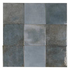 Nerida Blue Glossy 5.9" Porcelain Pool Tile | Tile Club