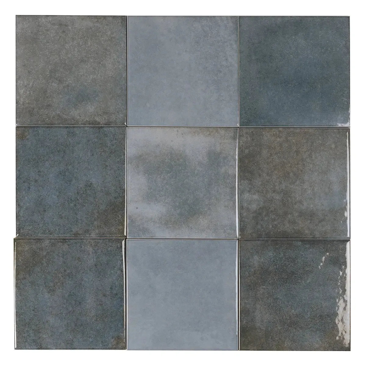 Nerida Blue Glossy 5.9" Porcelain Pool Tile | Tile Club