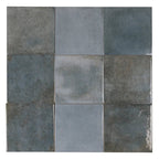 Nerida Blue Glossy 5.9" Porcelain Pool Tile | Tile Club