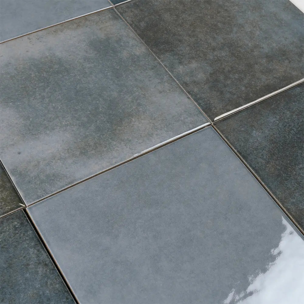 Nerida Blue Glossy 5.9" Porcelain Pool Tile | Tile Club