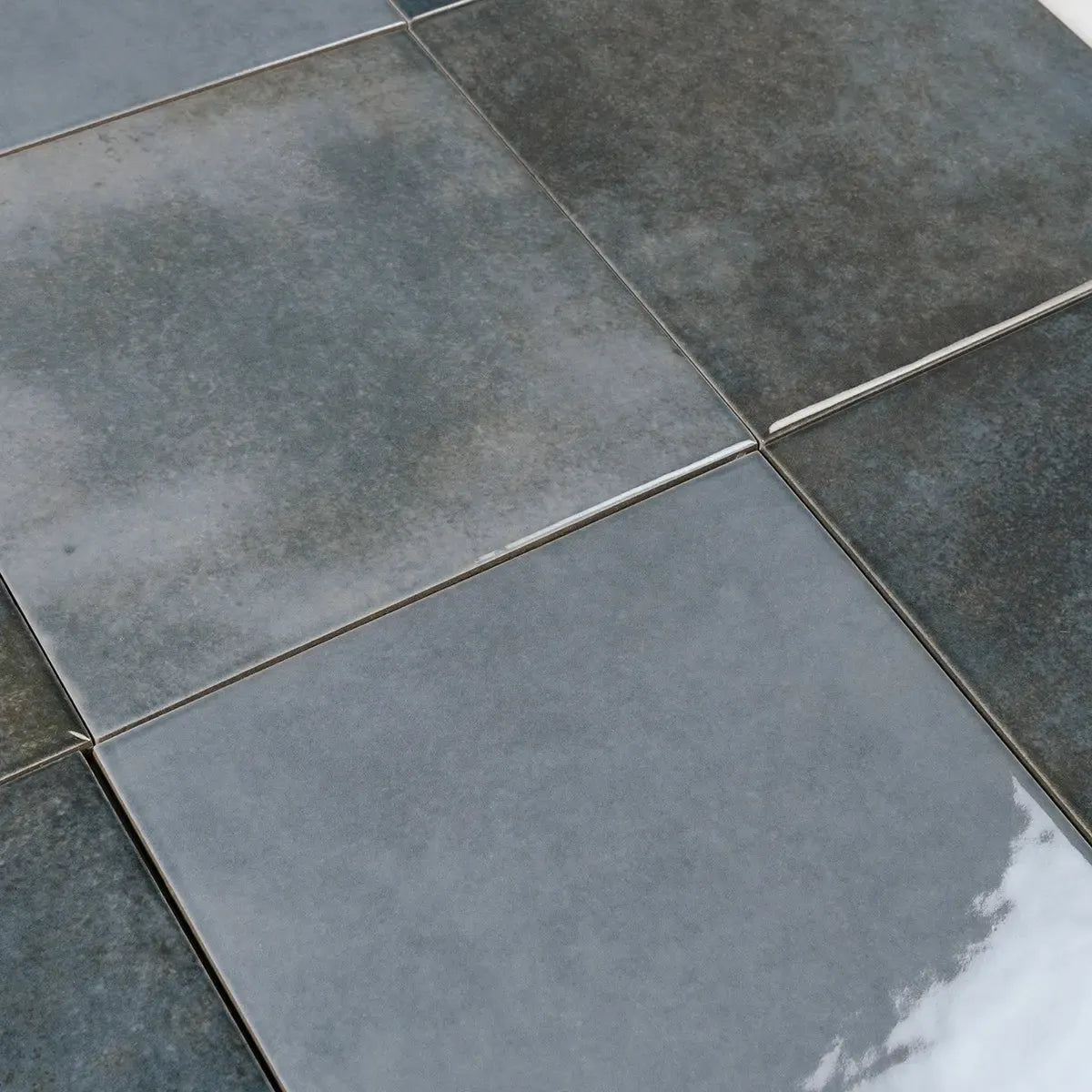 Nerida Blue Glossy 5.9" Porcelain Pool Tile | Tile Club