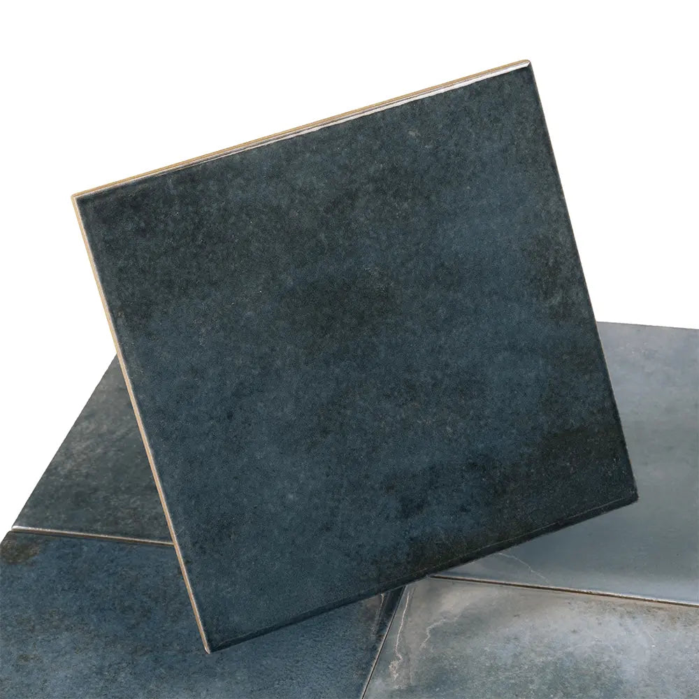 Nerida Blue Glossy 5.9" Porcelain Pool Tile | Tile Club
