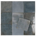 Nerida Blue Glossy 5.9" Porcelain Pool Tile | Tile Club