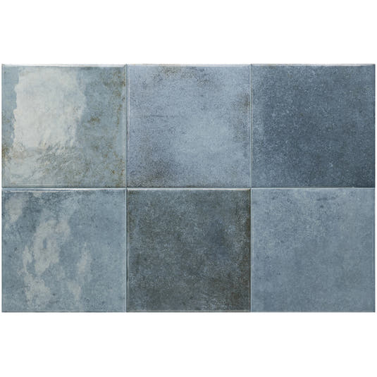 Nerida Blue Glossy 5.9" Porcelain Pool Tile | Tile Club