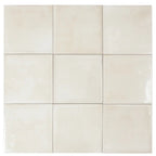 Nerida Canvas Glossy 5.9" Porcelain Pool Tile | Tile Club