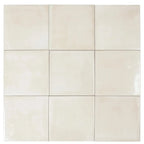 Nerida Canvas Glossy 5.9" Porcelain Pool Tile | Tile Club