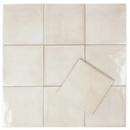 Nerida Canvas Glossy 5.9" Porcelain Pool Tile | Tile Club