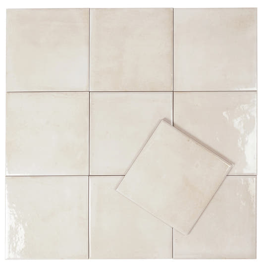 Nerida Canvas Glossy 5.9" Porcelain Pool Tile | Tile Club