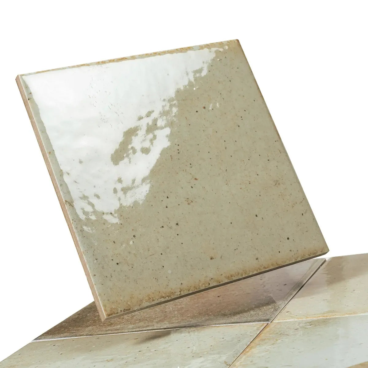 Nerida Celadon Glossy 5.9" Porcelain Pool Tile | Tile Club
