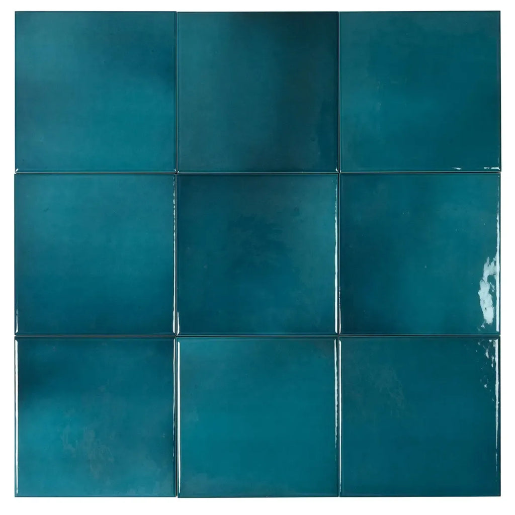 Nerida Glacier Glossy 5.9" Porcelain Pool Tile | Tile Club