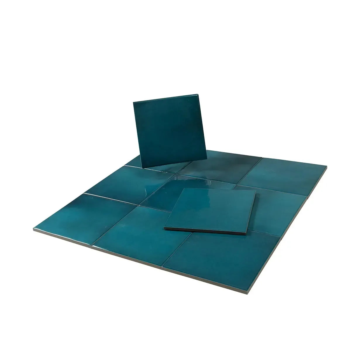 Nerida Glacier Glossy 5.9" Porcelain Pool Tile | Tile Club