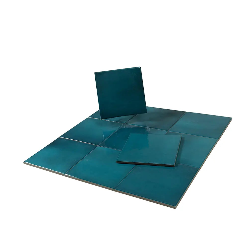 Nerida Glacier Glossy 5.9" Porcelain Pool Tile | Tile Club