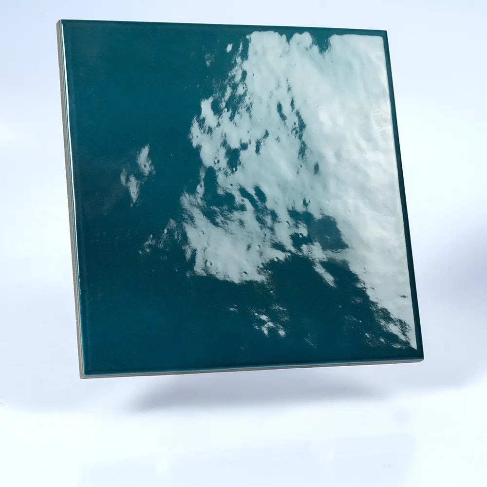 Nerida Glacier Glossy 5.9" Porcelain Pool Tile | Tile Club