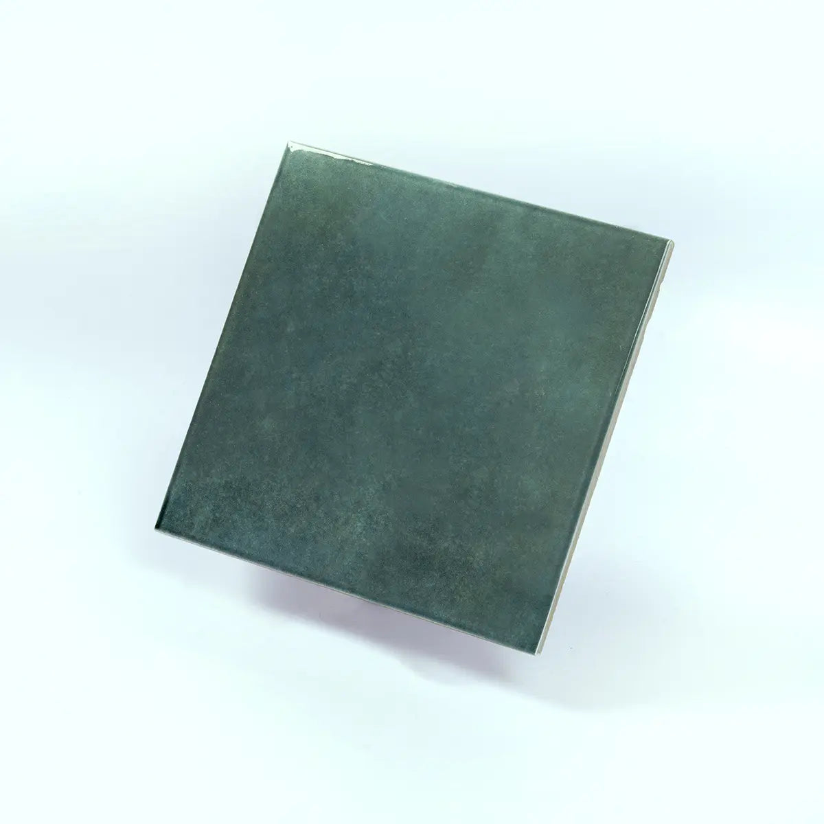 Nerida Green Glossy 5.9" Porcelain Pool Tile | Tile Club