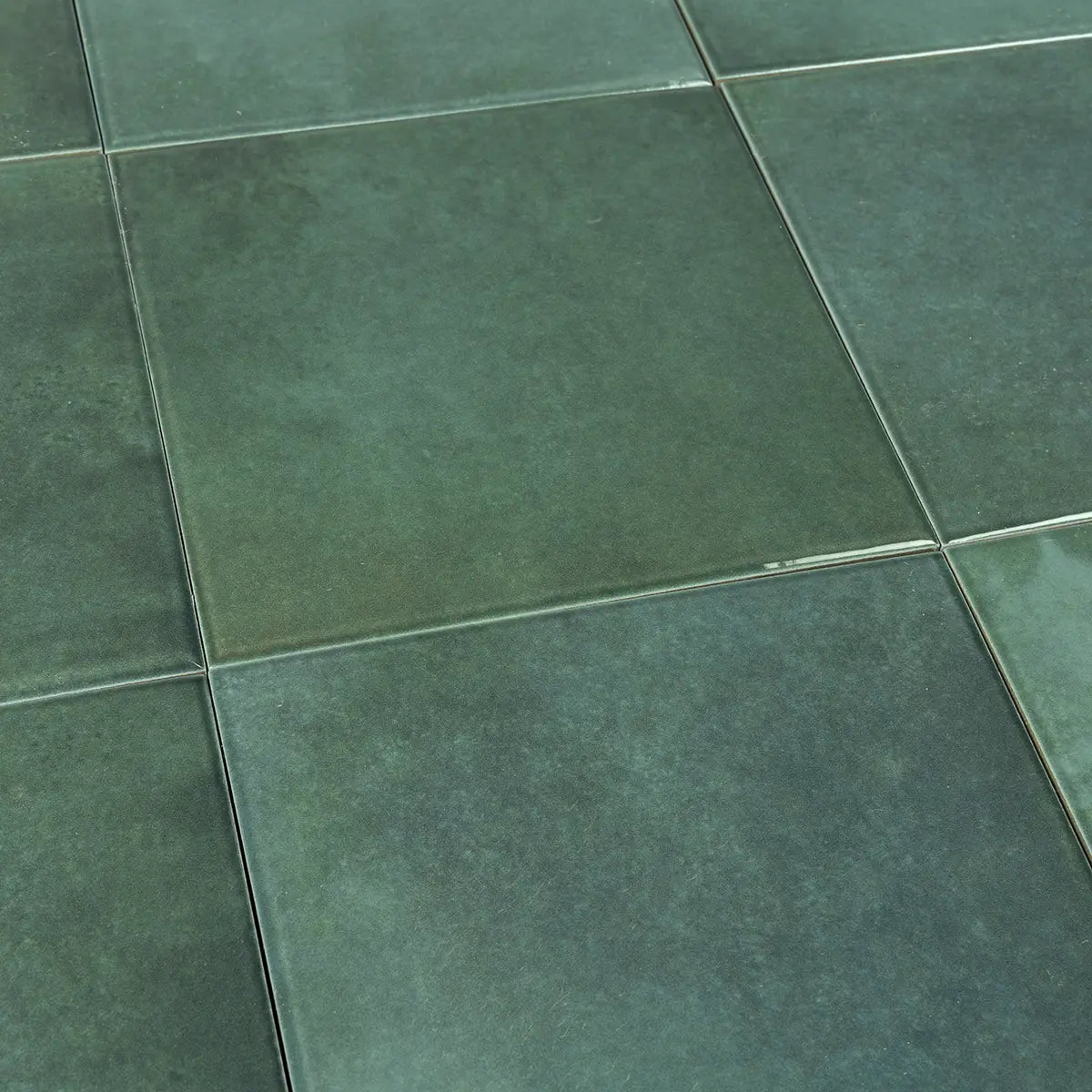 Nerida Green Glossy 5.9" Porcelain Pool Tile | Tile Club