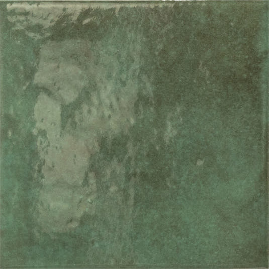 Nerida Green Glossy 5.9" Porcelain Pool Tile | Tile Club
