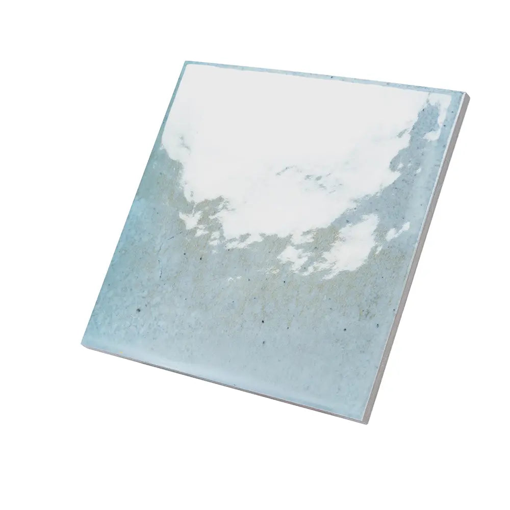 Nerida Sky Glossy 5.9" Porcelain Pool Tile | Tile Club