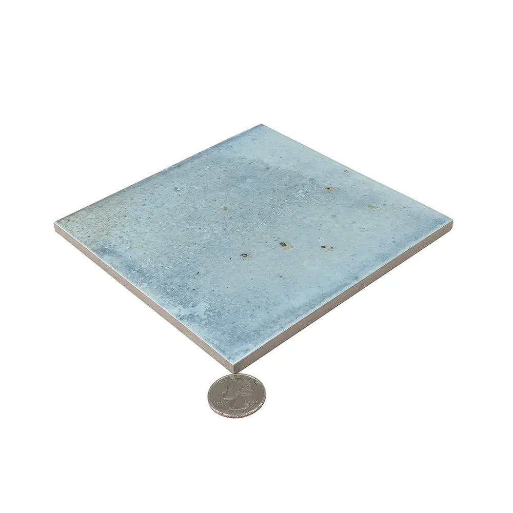 Nerida Sky Glossy 5.9" Porcelain Pool Tile | Tile Club