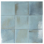 Nerida Sky Glossy 5.9" Porcelain Pool Tile | Tile Club
