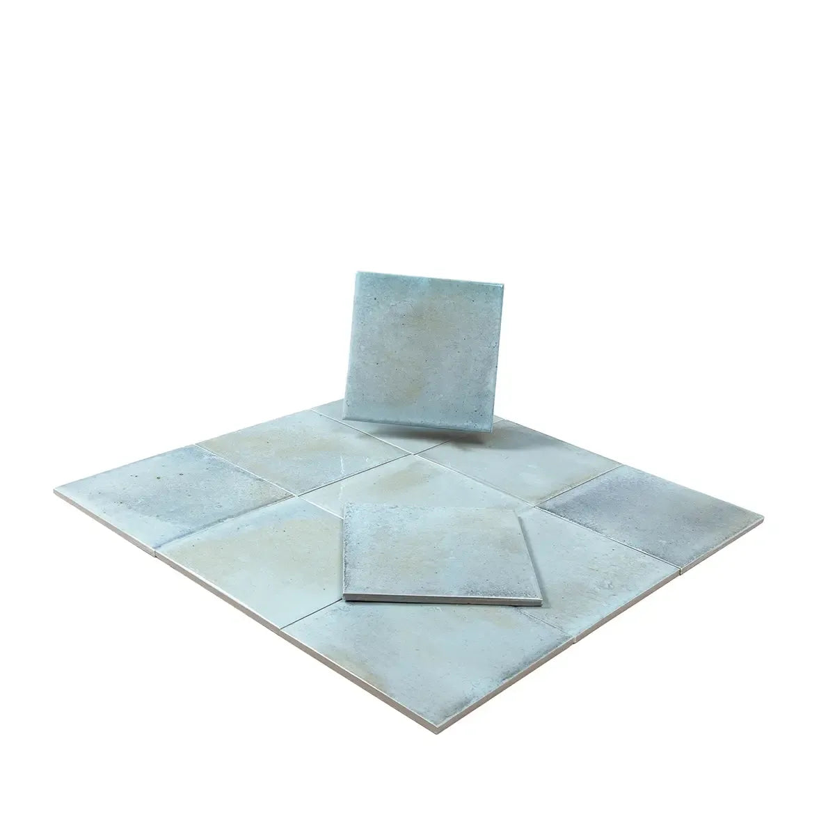 Nerida Sky Glossy 5.9" Porcelain Pool Tile | Tile Club