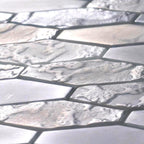 Fog Dreams Elongated Hex Glass Mosaic Tile | Tile Club