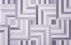 Square Weave Equator & Thassos Polished Mosaic Tile