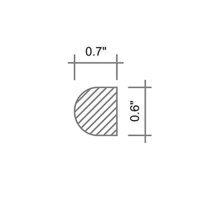 Bianco Carrara Marble Pencil Liner Honed | Tile Club