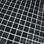 Brushed Black Squares Glass Pool Tile | Tile Club