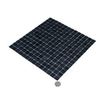 Brushed Sparkly Pearl Black Squares Glass Pool Tile | Tile Club
