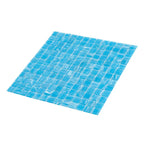 Underwater Blue & White Mixed Squares Glass Pool Tile | Tile Club