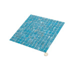 Mixed Blue & Gold Squares Glass Pool Tile | Tile Club