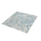 Mixed Cool Tones Glass Squares Pool Tile | Tile Club