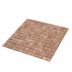 Copper Shimmer Mixed Squares Glass Pool Tile | Tile Club
