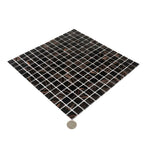 Espresso Shimmer Mixed Squares Glass Pool Tile | Tile Club