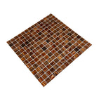 Amber Shimmer Mixed Squares Glass Pool Tile | Tile Club