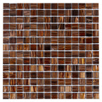 Golden Chariot Mixed Squares Glass Tile Sample | Tile Club