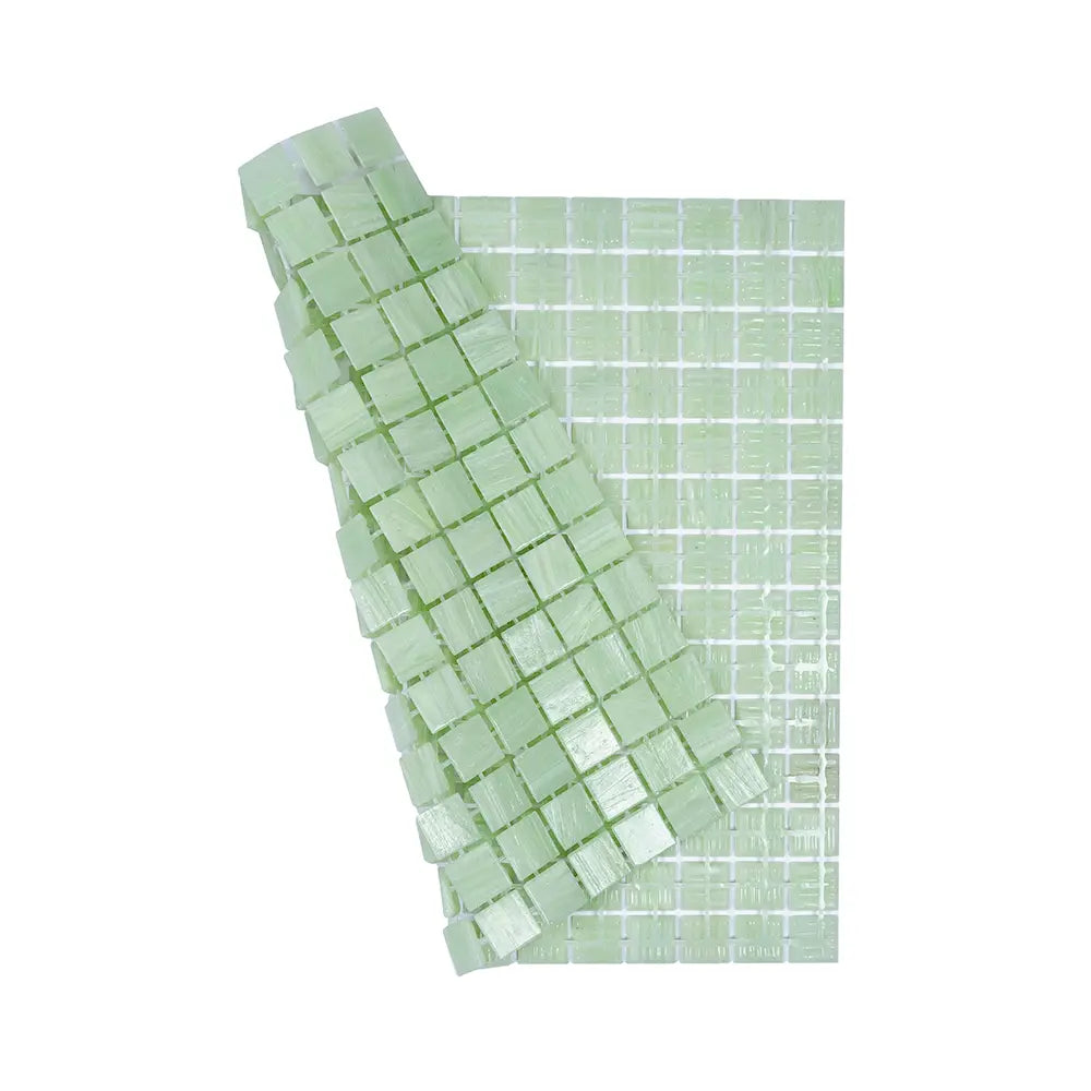 Pistachio Squares Glass Pool Tile | Tile Club