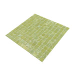 Bright Lime Mixed Squares Glass Pool Tile | Tile Club