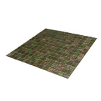 Camo Green & Brown Squares Glass Pool Tile | Tile Club