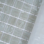 Pearly Waves Mixed Squares Glass Pool Tile | Tile Club
