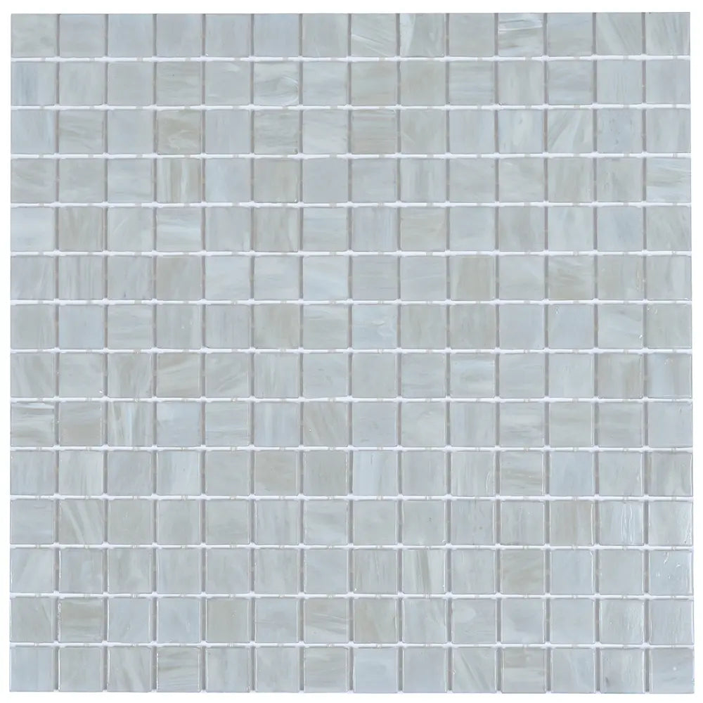 Pearly Waves Mixed Squares Glass Pool Tile | Tile Club