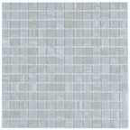 Pearly Waves Mixed Squares Glass Pool Tile | Tile Club