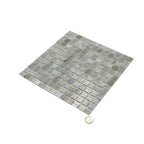 Nautical Blue & White Mixed Squares Glass Pool Tile | Tile Club