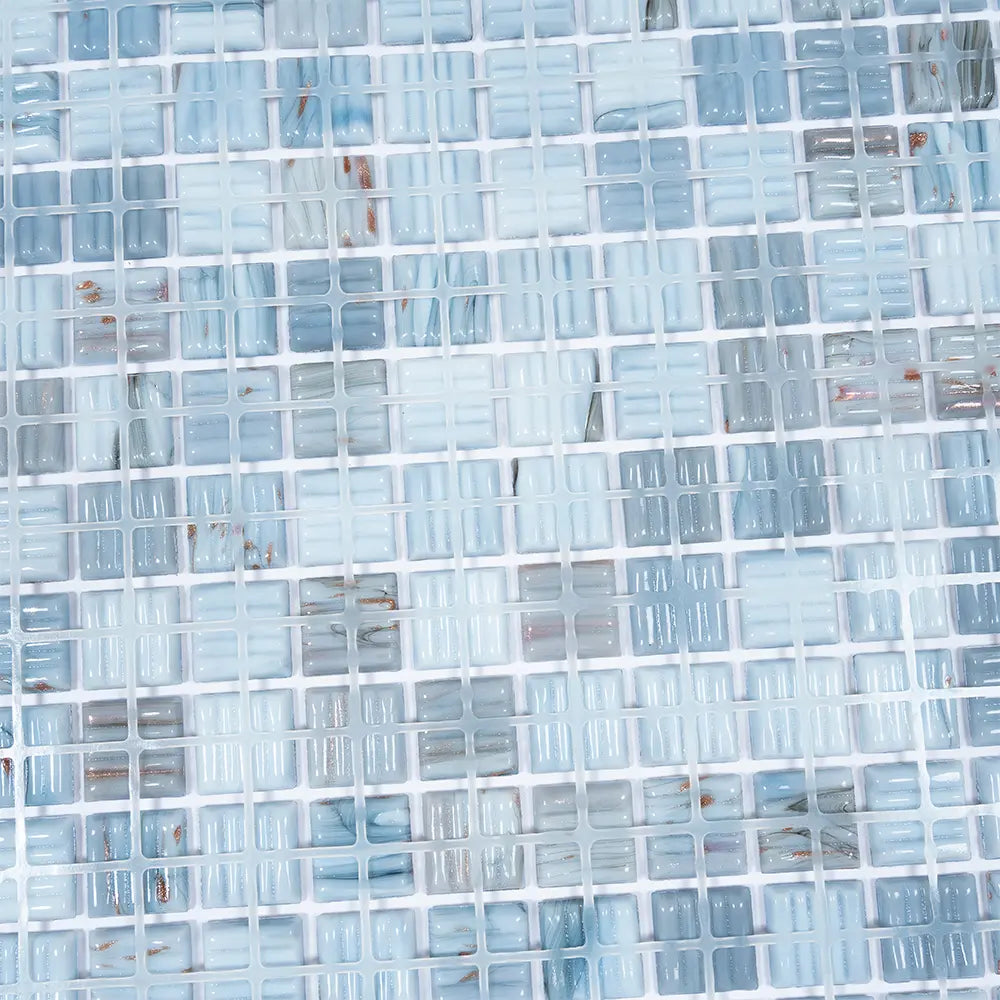 Grand Canyon Mixed Squares Glass Pool Tile
