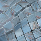 Grand Canyon Mixed Squares Glass Pool Tile
